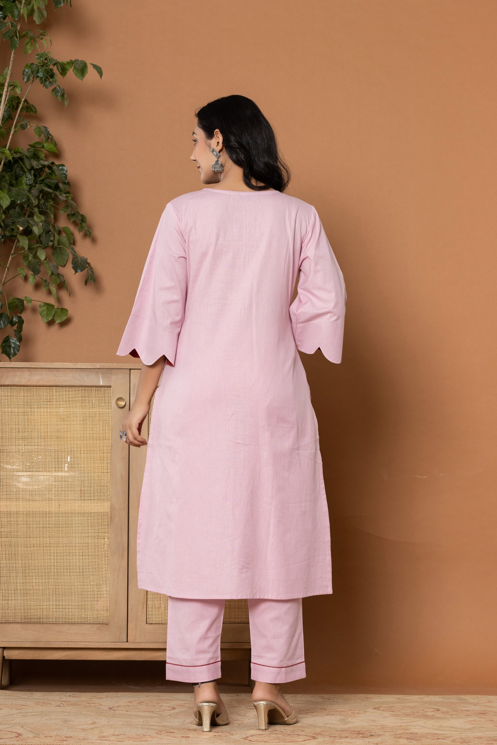 Cherry Blossom Flex Kurta Set - Rouhab