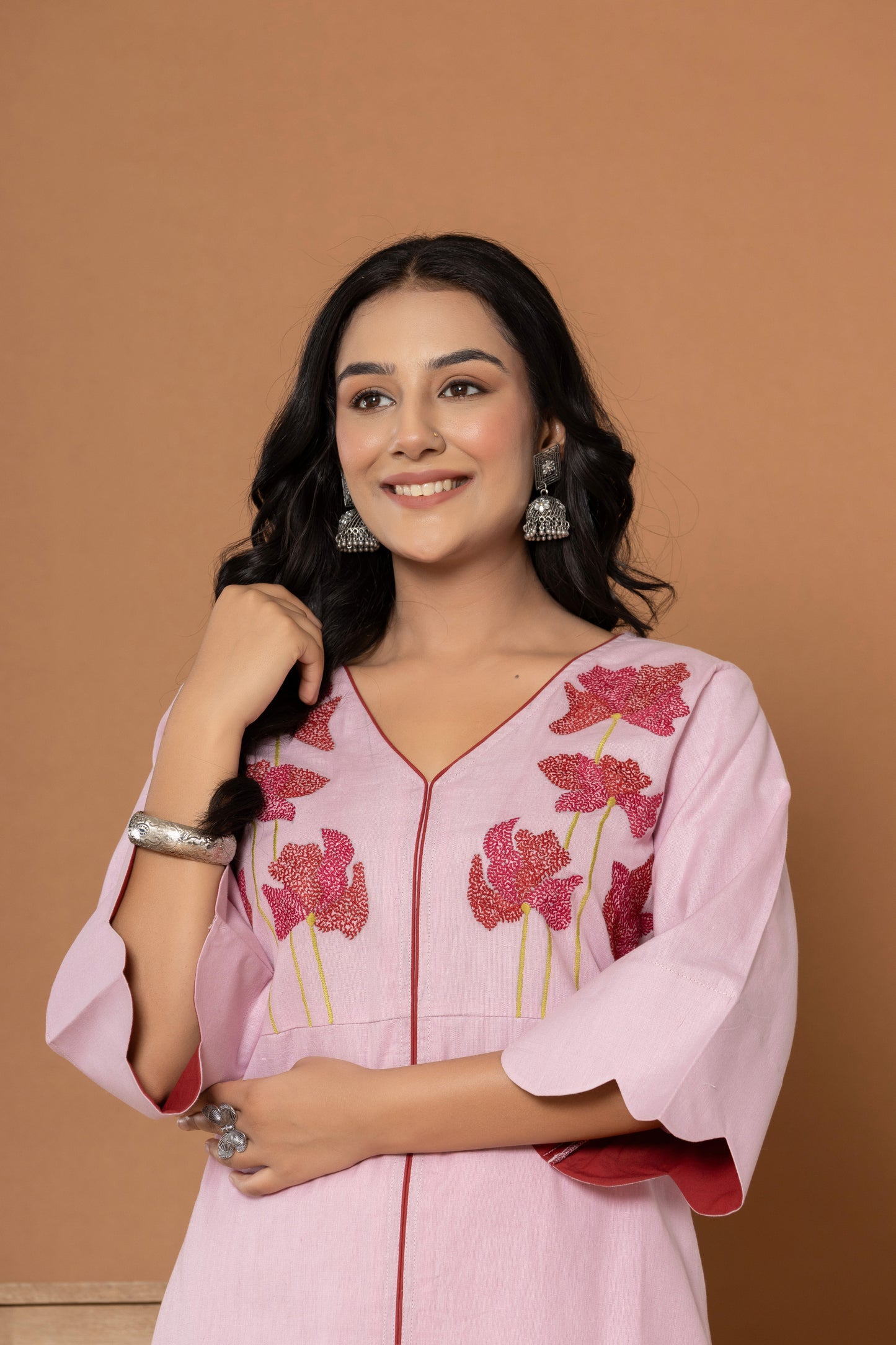 Cherry Blossom Flex Kurta Set - Rouhab