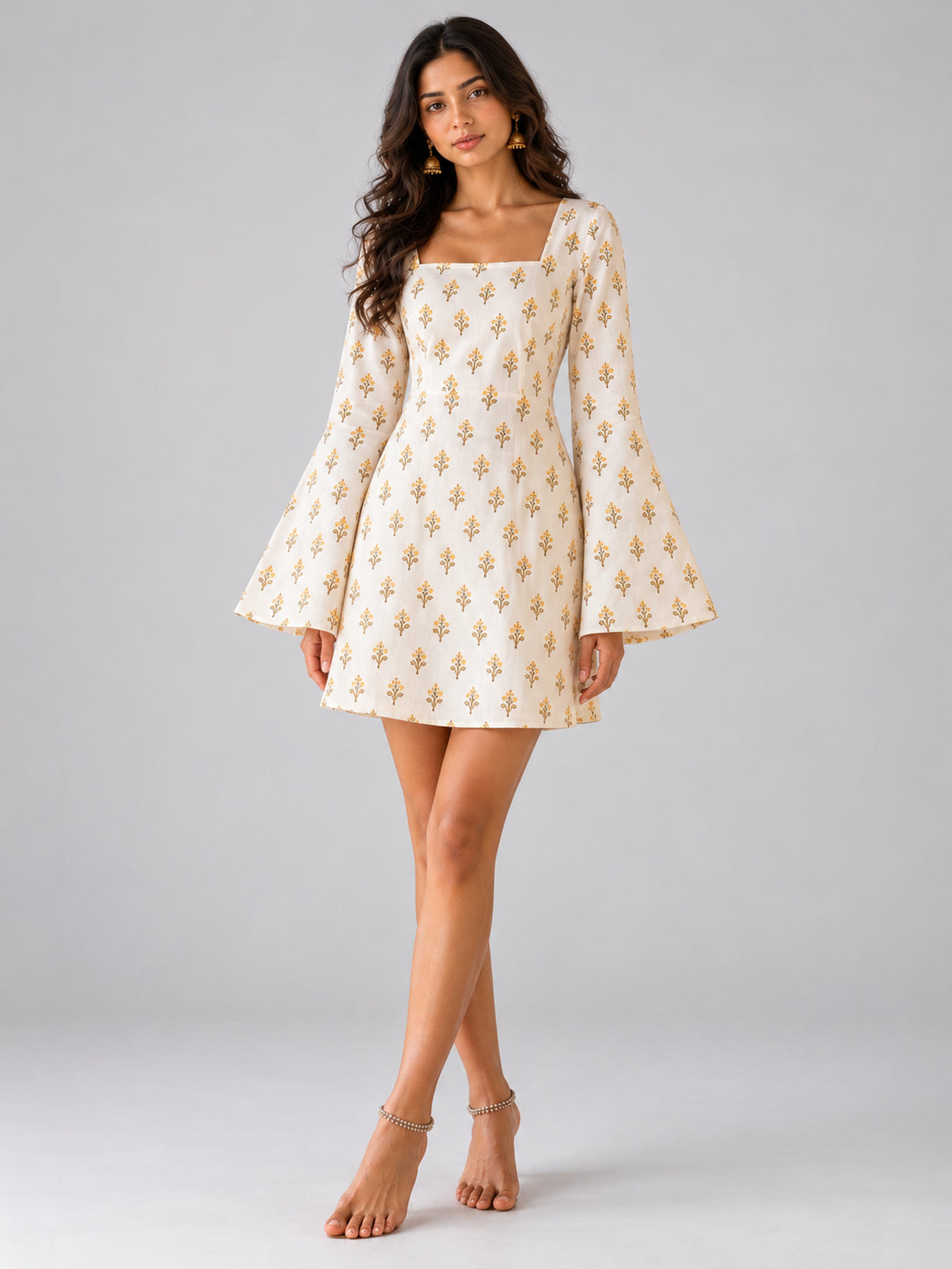 Ivory Heritage Flare Dress — look view